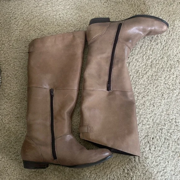 ALDO Light Brown Tan Gray Taite Boots Size 6.5 - Picture 11 of 16